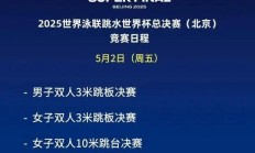 沙巴APP下载:2025北京跳水世界杯总决赛赛程时间表 中国“梦之队”参赛名单